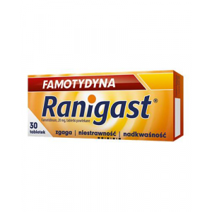 Famotydyna Ranigast, Фамотидин Ранигаст, 30 таблеток
