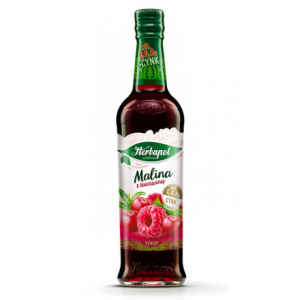 Herbapol,Гербапол Малина с шиповником, сироп с витаминами и цинком, 420 мл