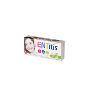 Entitis, ЛОР-лекарства для детей старше 3 лет, со вкусом тутти-фрутти, 30 леденцов*****