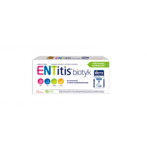 ENTitis Biotyk, с 3 лет, клубничный вкус, 10 леденцов*****