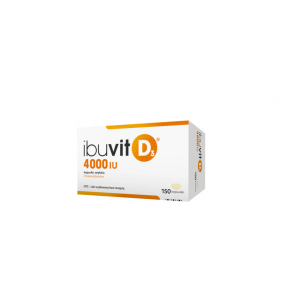 Ibuvit D3, Ибувит Д3 4000 IU, 150 капсул*****
