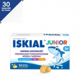 Iskial Junior, для детей старше 3 лет и взрослых, со вкусом лимона, 30 жевательных капсул