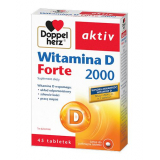 Doppel Herz Aktiv,Доппельгерц Актив Витамин D Форте 2000 - 45 таблеток,    популярные