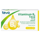 Vitamin B6 Teva,Витамин В6 50 мг Тева, Teva, 50 таблеток