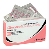 Farmina Glyceroli Suppositoria 1 г, глицериновые свечи, 10 штук (слабительное)