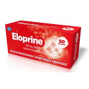 Eloprine 500 мг, Элоприн 500 мг, 50 таблеток