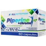 Allnutrition, Piperine + Chrome, Пиперин + Хром, 60 капсул