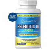 Puritan's Pride Пробиотик 10 + витамин D, 60 капсул