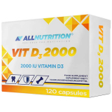 Allnutrition Vit D3 2000, витамин D 50 мкг, 120 капсул