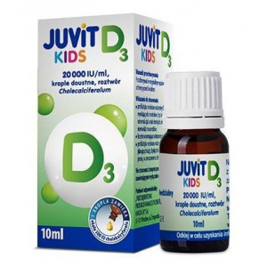 Juvit Kids D3 20000 IU / мл, капли для приема внутрь, 10 мл