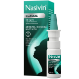 Nasivin Classic, Насивин Классик 0,5 мг / мл, спрей назальный для взрослых и детей от 6 лет, 10 мл