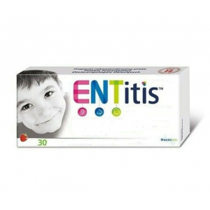 ENTitis, ЛОР для детей от 3 лет, со вкусом клубники, 30 пастилок