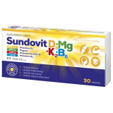 Sundovit, Сундовит D3 + Mg + K2 + B6, 30 таблеток