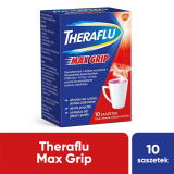 Theraflu Max Grip 1000 мг + 70 мг + 20 мг, порошок для перорального раствора, ароматизатор лесных ягод и ментола, 10 пакетиков