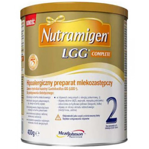 Nutramigen, Нутрамиген 2 LGG Complete, гипоаллергенный заменитель молока, с 6 месяцев, 400 г