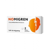 Nomigren,Номігрен 12,5 мг, від мігрені, 2 таблетки, вкриті оболонкою