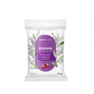 SEMA Herba Травяные леденцы с шалфеем и витамином С, 60 г     новинки