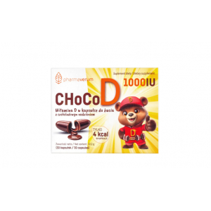 ChocoD, витамин D для детей от 4 лет, 30 капсул новинки ChocoD, витамин D для детей от 4 лет, 30 капсул новинки