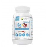 Wish, Органический селен 200 мкг + глюконат цинка 15 мг + пребиотик, 120 капсул