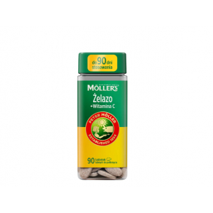 Mollers, Железо и витамин С от Моллерс, 90 таблеток новинки Mollers, Железо и витамин С от Моллерс, 90 таблеток новинки