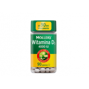 Mollers Моллерс Витамин D3 4000 МЕ, 90 таблеток  новинки