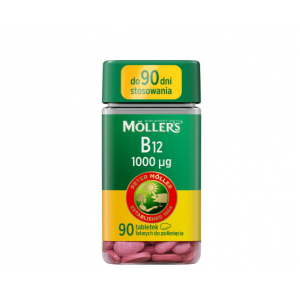 Mollers Витамин B12 Моллерс 1000 мкг, 90 таблеток   новинки