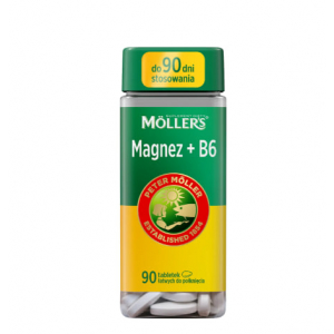 Магний + витамин B6 от Mollers, 90 таблеток    новинки