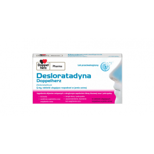 DoppelHerz, Деслоратадин Доппельхерц 5 мг, 10 таблеток      новинки