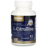 Jarrow, L-цитруллин, L-цитруллин + активность + metafolin фолиевая кислота, витамин Е 60 таблеток 