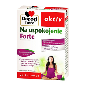 Doppelherz aktiv Na uspokojenie Forte, Доппельгерц актив Форте успокаивающий, 20 капсул