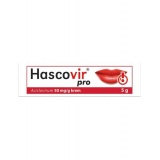 Hascovir Pro, Хасковир про, 50 мг/г, крем, 5 г