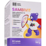 Biotic Biome SAMBIVIT Жевательные конфеты с витамином С и D и селеном, 60 желе,     новинки