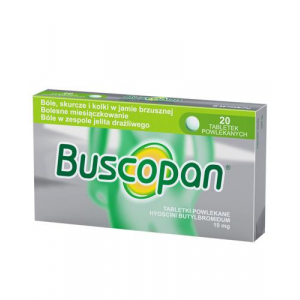 Buscopan, Бускопан 10 мг, 20 таблеток