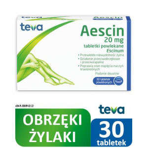 Aescin,Аэсцин - 30 таблеток от варикоза