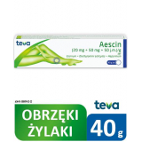 Aescin,Аэсцин (20 мг + 50 мг + 50 мг) / г, гель, 40 г