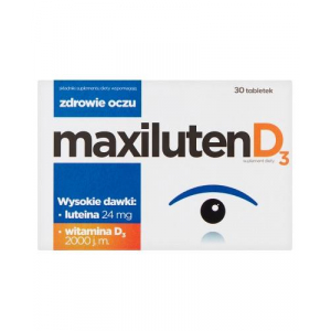 Maxiluten D3, Максилютен D3 - 30 таблеток - здоровье глаз и хорошее зрение