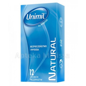 Презервативы Unimil Natural Latex - 12 шт 