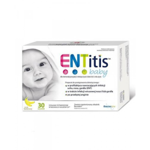 ENTITIS BABY - противоинфекционный препарат со вкусом банана - пакетики 30,  популярные