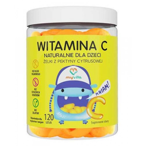MyVita Витамин С Цитрусовые пектиновые желе - 120 штук ,  популярные