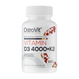 OstroVit, Витамин D3 4000 МЕ + K2, 100 таблеток