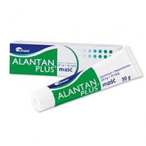 Alantan Plus (20 мг + 50 мг) / г, мазь, от рождения, 30 г                                     
