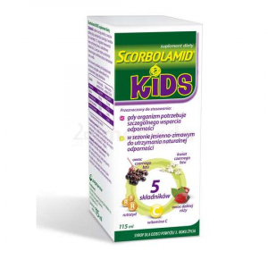 Scorbolamid Дети + сироп для детей старше 3-х лет, 115 мл                    