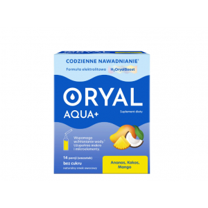 Oryal Aqua+ Ананас, Кокос, Манго, без сахара, 14 пакетиков  новинки