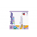 Dicoflor Junior, Дикофлор ​​Юниор, для детей от 3 лет и взрослых, вкус лесных ягод, 20 пакетиков    новинки