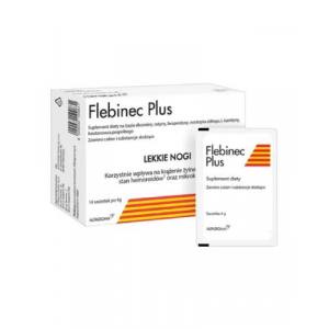 Flebinec Plus, Флебинек Плюс, 14 пакетиков,    новинки