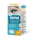 IANA, Optimal, увлажняющие глазные капли 0,1% HA, 10 мл