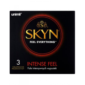 Презервативы Unimil Skyn ​​Intense Feel с шипами - 3 шт.*****