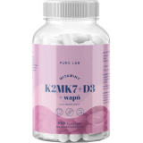 Pure Lab витамины K2MK7+ D3 + Кальций, 130 капсул   новинки