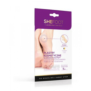 SheFoot Косметические пластыри для мозолистых пяток, 6 шт.    новинки