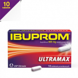 Ibuprom Ultramax, Ибупром Ультрамакс 600 мг, 10 таблеток*****.    